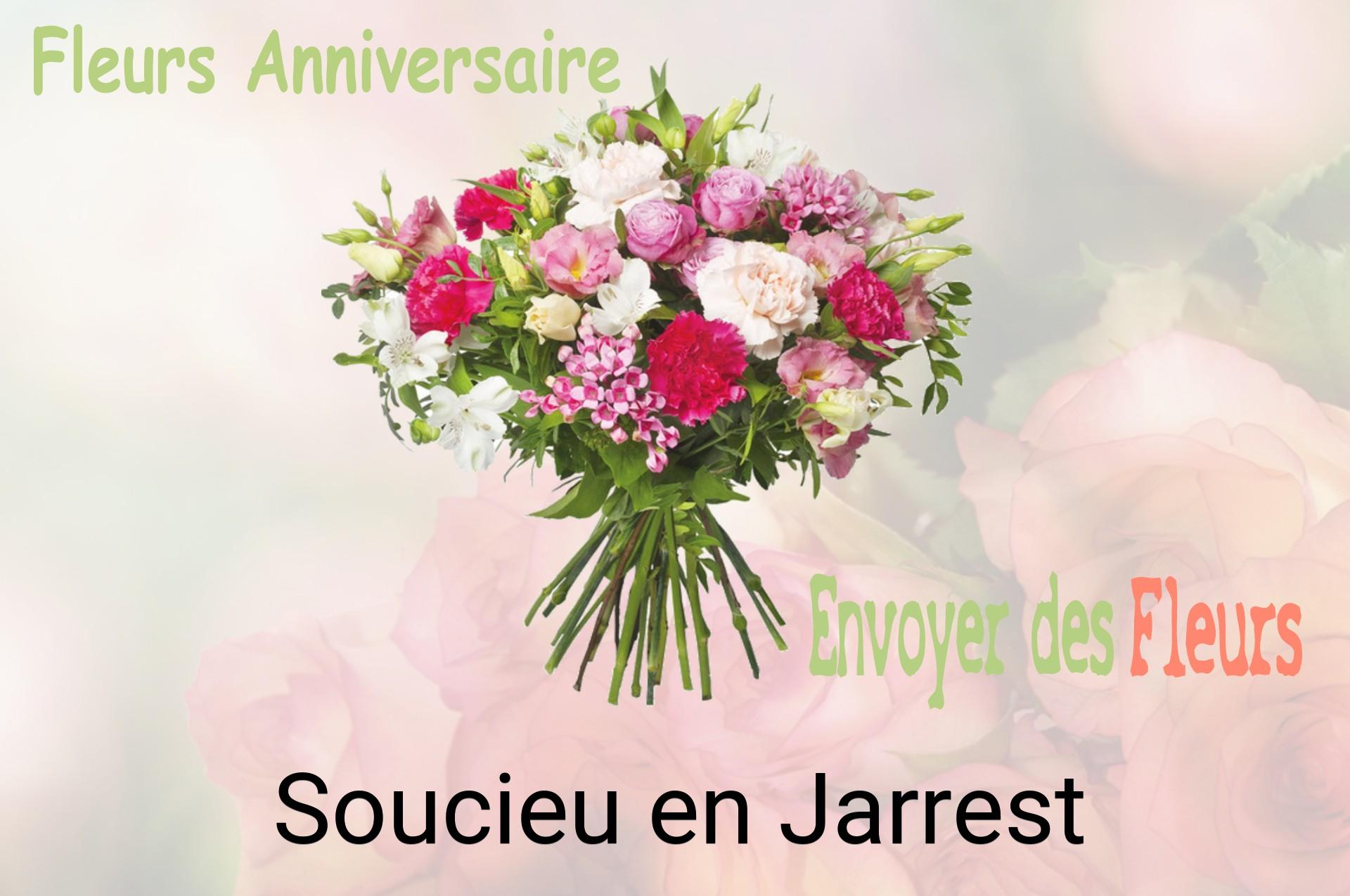 Bouquet de fleurs d’anniversaire livré à Soucieu-en-Jarrest